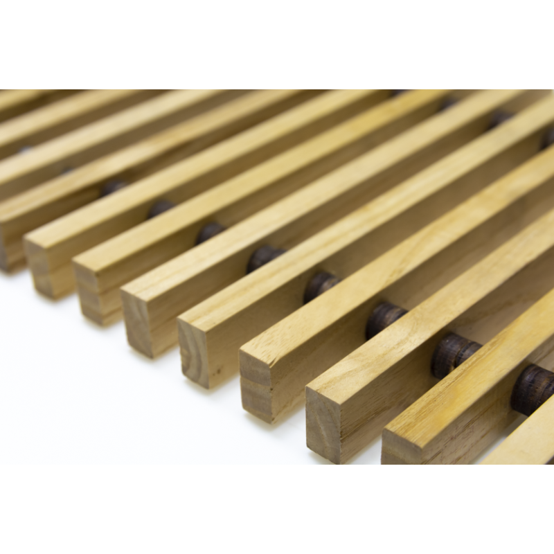 Решітка для підлогових конвекторів TEPLOWATT дерев'яна (Ясен) 3500.265.16