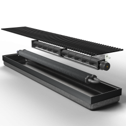 Внутрипольный конвектор TEPLOWATT ТС80-3500/200-LUX-2wb