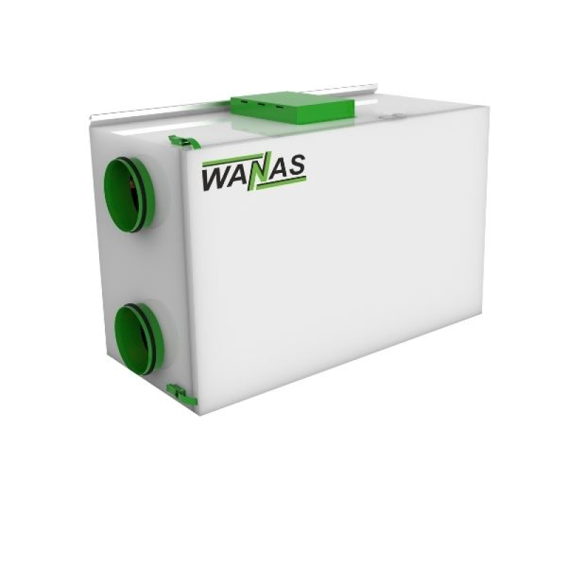 Побутова вентиляційна установка з рекуперацією Wanas Combo 630 Light XF